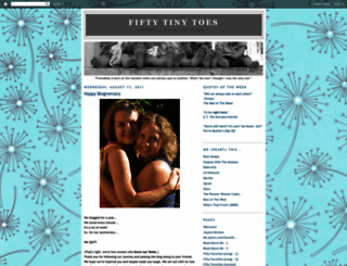 fiftytinytoes.blogspot.com screenshot