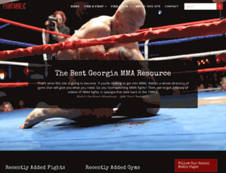 fightaholic.com screenshot