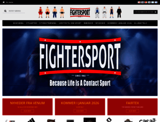 fightersport.dk screenshot