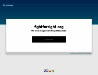 fightforright.org screenshot