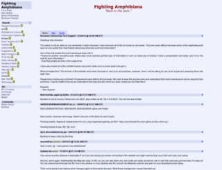 fightingamphibians.org screenshot