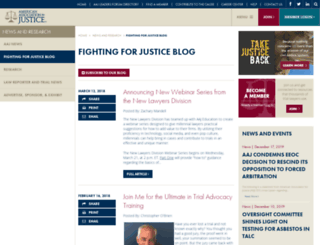 fightingforjustice.org screenshot