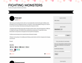 fightingmonsters.wordpress.com screenshot