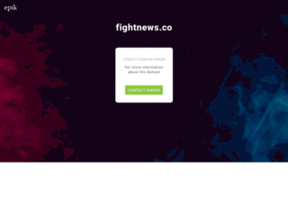 fightnews.co screenshot