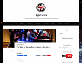 fightsaber.com screenshot