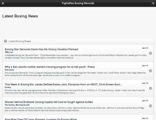 fightsrec.com screenshot
