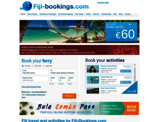 fiji-bookings.com screenshot