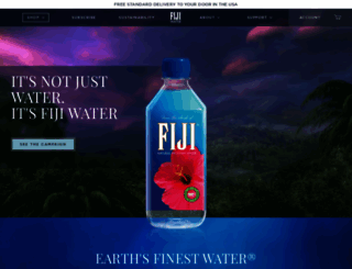 fijiwater.com screenshot