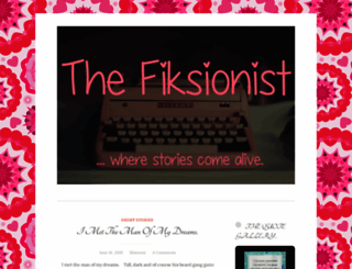 fiksionist.wordpress.com screenshot