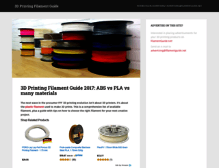 filamentguide.net screenshot