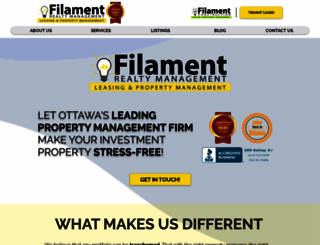 filamentmanagement.ca screenshot