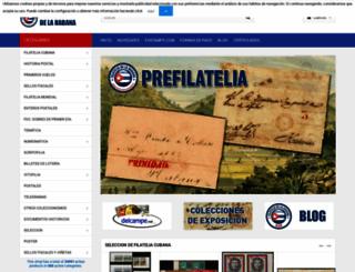 filateliadelahabana.com screenshot