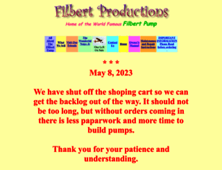 filbertpump.com screenshot