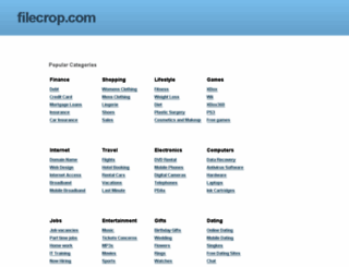 filecrop.com screenshot