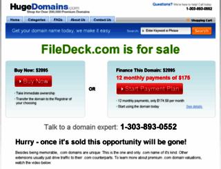 filedeck.com screenshot
