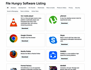 filehungry.com screenshot