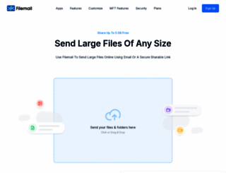 filemail.com screenshot