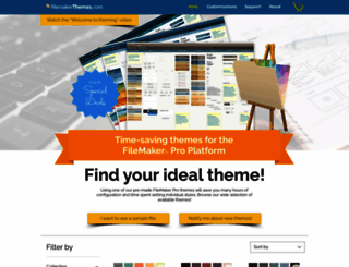 filemakerthemes.com screenshot