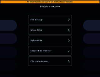 fileparadox.com screenshot