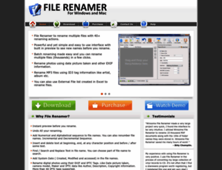 filerenamer.net screenshot