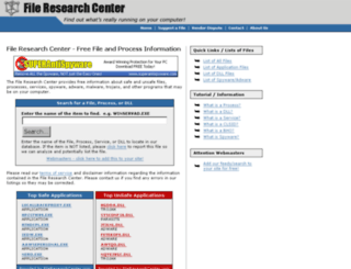 fileresearchcenter.com screenshot