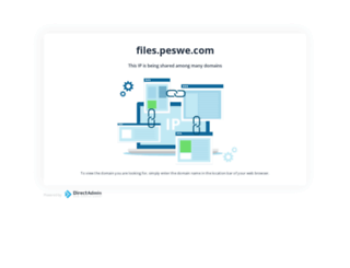 files.peswe.com screenshot