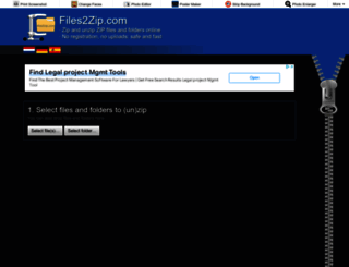 files2zip.com screenshot