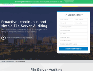 fileserverauditor.com screenshot
