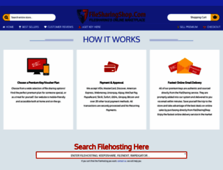 filesharingshop.com screenshot