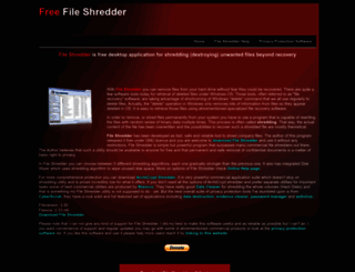 fileshredder.org screenshot