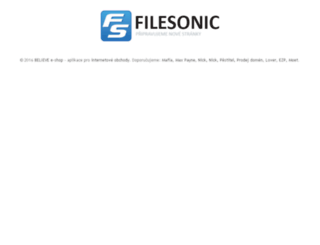 filesonic.cz screenshot