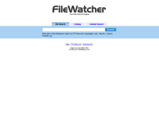 filewatcher.com screenshot