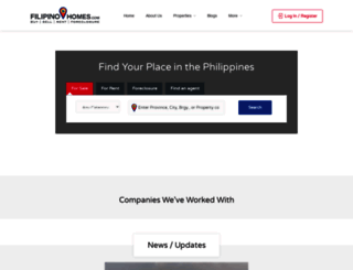 filipinohomes.com screenshot