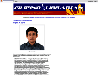 filipinolibrarian.blogspot.de screenshot