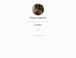 filippobiga.com screenshot