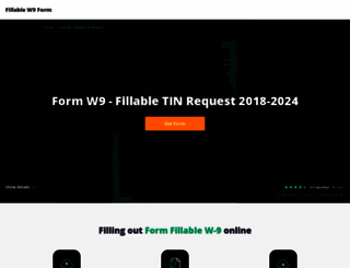 fillable-w9-form.com screenshot