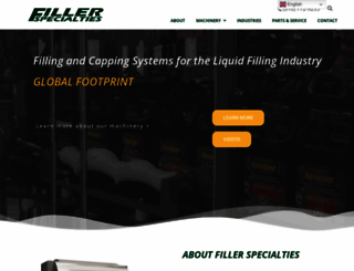 filler-specialties.com screenshot