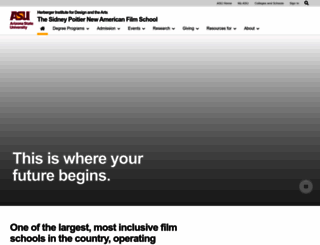 filmdancetheatre.asu.edu screenshot