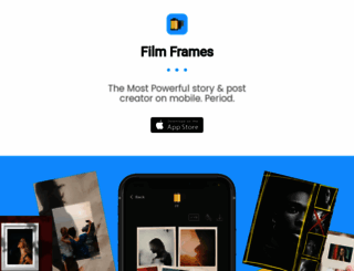 filmframesapp.com screenshot