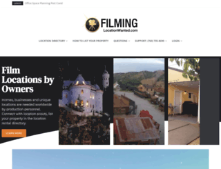 filminglocationwanted.com screenshot