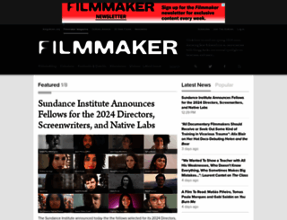 filmmakermagazine.com screenshot