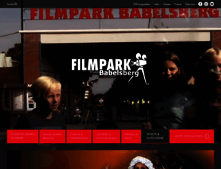 filmpark-babelsberg.de screenshot