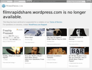filmrapidshare.wordpress.com screenshot