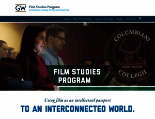 filmstudies.columbian.gwu.edu screenshot