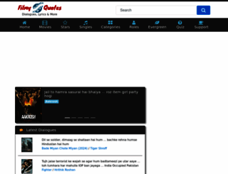 filmyquotes.com screenshot