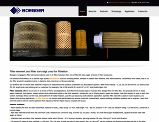 filter-element.org screenshot