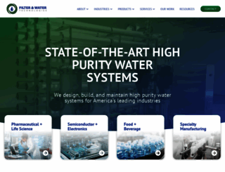 filterandwater.com screenshot