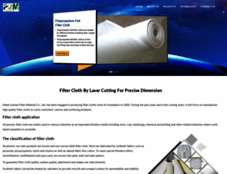 filtercloths.org screenshot