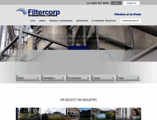 filtercorp.co.nz screenshot