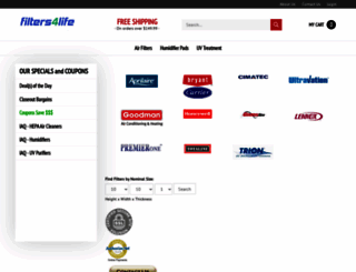 filters4life.com screenshot